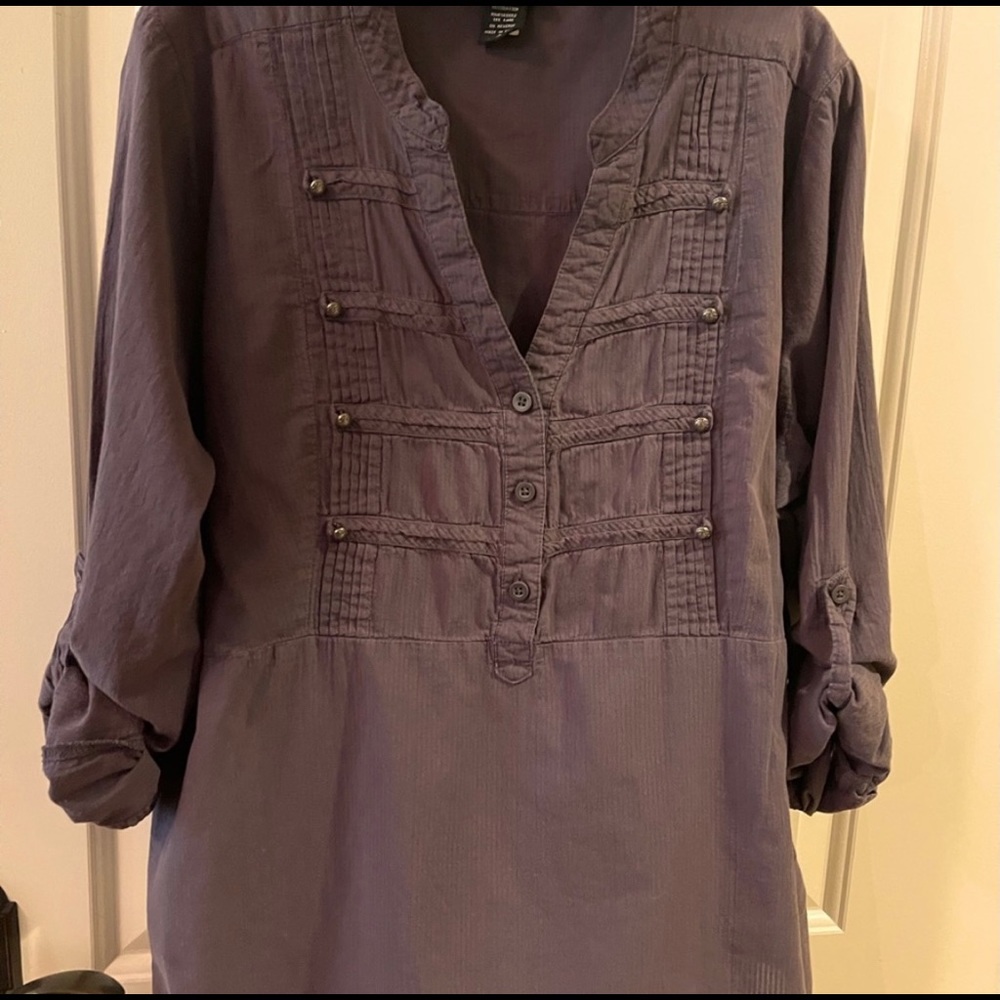 Torrid Gray Shirt Size 2